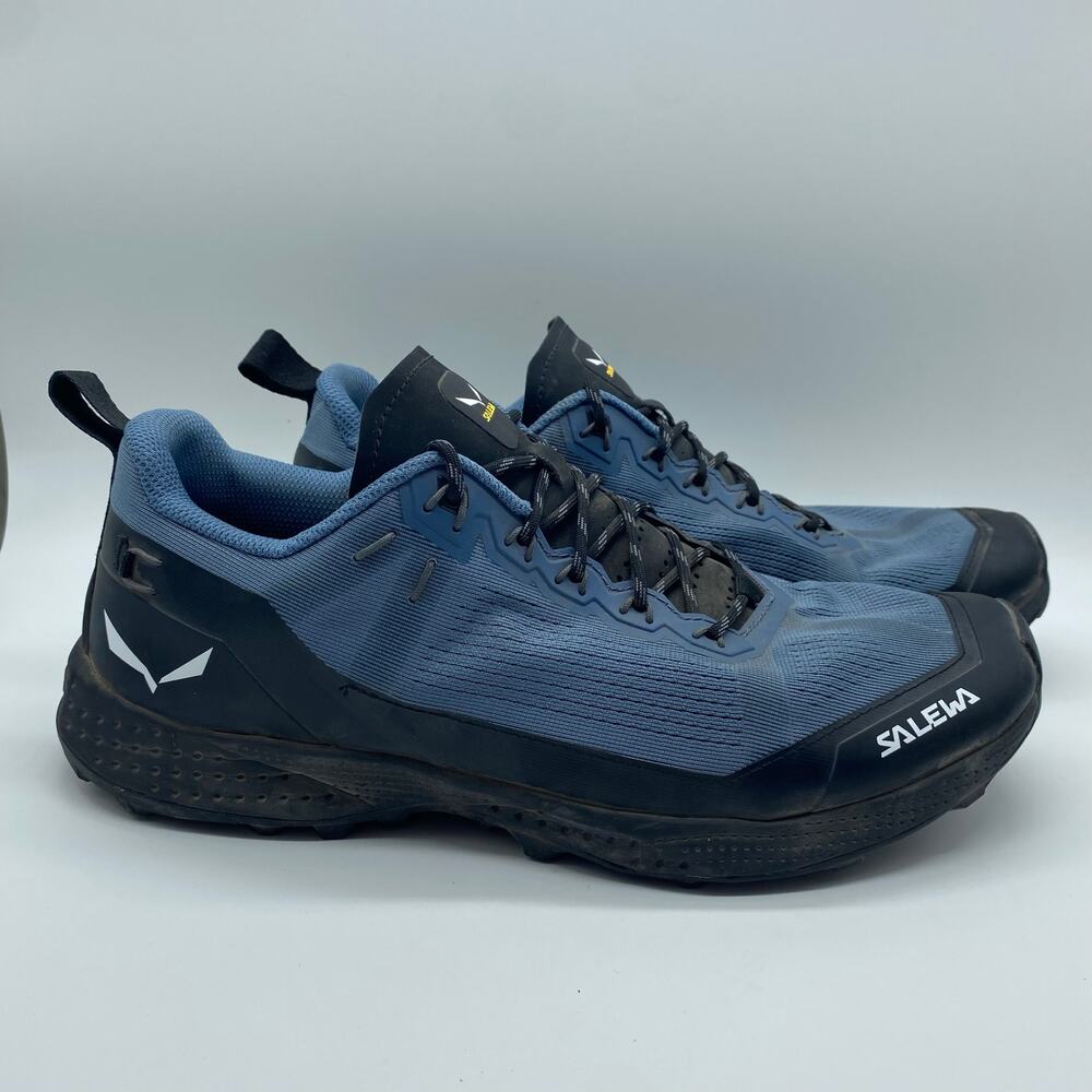 Salewa Pedroc Powertex Air Shoes Blue Black Hiking Outdoor Gorpcore Men size 8.5